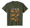 Halloween Tees for Women Men Kids Construction Trucks Excavator Spooky Halloween Toddler Kids T-Shirt - size chart