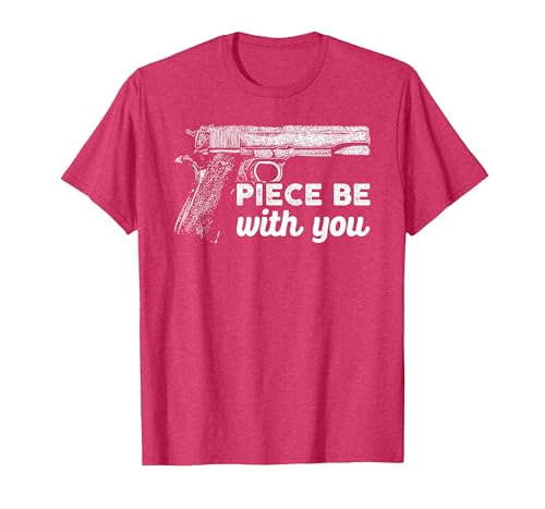 Gun Lover Cool Man Tee Piece Be with You 2nd Amendment Gun Lover Cool Man T-Shirt - size chart