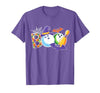 Bowling Boo Creepy Halloween Costume Pumpkin Bowling Lover T-Shirt - size chart