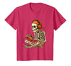 VibeKilla Video Game Halloween Skeleton Gamer Costume T-Shirt - size chart
