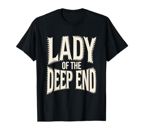 Mademark Lady of the Deep End Shark Women Design T-Shirt - size chart