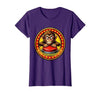 Mademark Eager Monkey Pressing the Big Red Button T-Shirt - Women - size chart