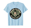 Mademark Head Clown Reporting For Duty Circus Monkey Design T-Shirt - Men - size chart