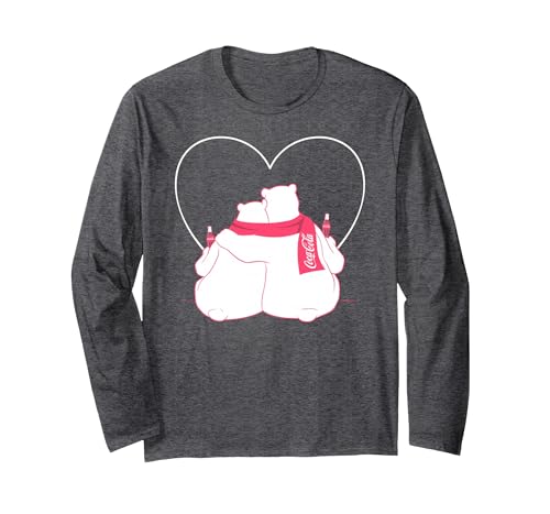 Coca-Cola Company Coca-Cola - Polar Bear Heart Hug Long Sleeve T-Shirt - size chart