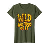 Mademark Wild and Proud of It Monkey Graphic Design T-Shirt - Women - size chart