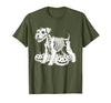 Miniature Schnauzer Lovers Halloween Dog Costume Miniature Schnauzer Skeleton Birthday Halloween Mens Womens T-Shirt - size