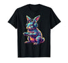 Rabbit Gaming Animal Video Games Funny Rabbit T-Shirt — design detail