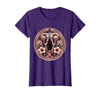 Mademark Elephant Pink Flowers Breast Cancer Awareness T-Shirt - Women - size chart