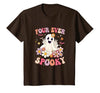 4th Birthday Party Halloween Costume Four Ever Spooky Halloween 4Th Birthday Party Decorations T-Shirt - size chart