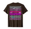 ER Nurse Halloween Pumpkin Emergency Department Spooky Emergency Department Ghost ER Nurse Halloween T-Shirt - size chart