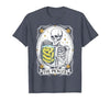 Tarot Card Skeleton Halloween Ades.shirt The Pickles Tarot Card Skeleton Canning Season Gardener T-Shirt - size chart