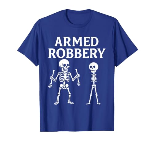 Armed Bones Joke Joke Apparel Men Women sarcastic Funny Skeleton Pun Armed Bones Joke Halloween Humor Costume T-Shirt - size