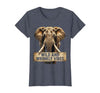 Mademark Wild and Wrinkly Vibes Elephant Graphic Design T-Shirt - Women - size chart