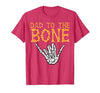 Mens Halloween Shirts For Dad Daddy Papa Men Halloween Dad to The Bone Skeleton Hand Fun Papa Costume Men T-Shirt - size