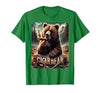CigarKurt Cigar Smoking Cigar Bear T-Shirt - size chart