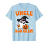 Halloween Family Matching Costume Boo Ghost Tee. Uncle Boo Crew Groovy Ghost Matching Family Halloween T-Shirt - size chart