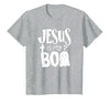 Jesus is My Boo - Funny Christian Halloween Quote Humor T-Shirt - size chart