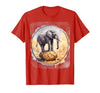 Mademark Elephant Balancing on Desert Rock Graphic T-Shirt - Men - size chart