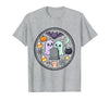 Mademark Ghost & Spirits - Ghost (99 Problems All) T-Shirt - size chart