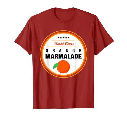 Matching Group Halloween Costume Orange Marmalade T-Shirt - size chart