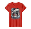 Mademark Polar Bear Lone Ice Floe Drifting Arctic Design T-Shirt - size chart
