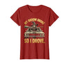 Mademark My Broom Broke So I Drove Funny Halloween Design T-Shirt - size chart