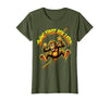 Mademark Swing First Ask Later Funny Monkey Design T-Shirt - Women - size chart