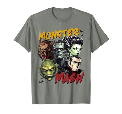 Monster Lover Halloween Season Women Men Kids Horror Scary Monster Lover Vampire Frankenstein Halloween T-Shirt - size chart