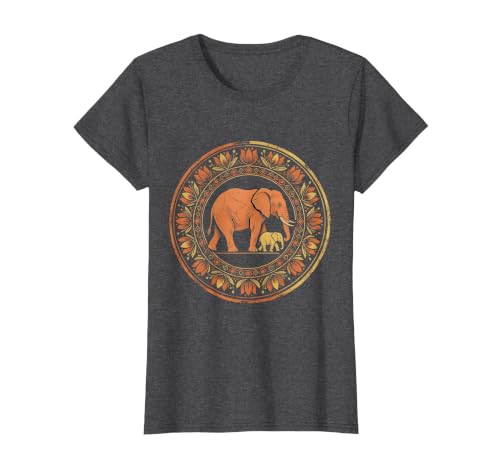 Mademark Elephant Mom and Baby Pregnancy Announcement T-Shirt - Women - size chart