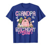 Famer Pink Cow Birthday Matching Tees Grandpa of The Birthday Girl 1St Birthday Pink Cow Farm T-Shirt - size chart