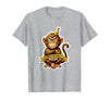 Mademark Sober Monkey Wild Life Sobriety Design T-Shirt - Men - size chart