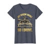 Mademark My Broom Broke So I Drove Funny Halloween Design T-Shirt - size chart