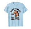 Mademark Horse Powered Soul Engine Equestrian Design T-Shirt - Men - size chart