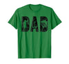 Fishing Gifts for Dad Father's Day Fisherman Fishing Dad Birthday Classic Bold Font Fish Daddy T-Shirt - size chart