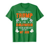Trump Halloween Gifts I was Going to Be A Trump Voter for Halloween T-Shirt - size chart