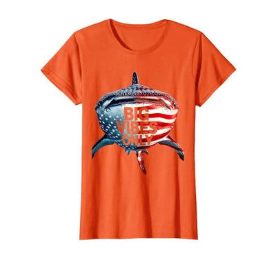 Whale Shark Big Vibes Only Ocean Design T-Shirt