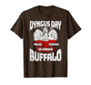 Polish Heritage Gifts Dyngus Day Buffalo New York Piwo Polka Pierogi Na Zdrowie T-Shirt - size chart