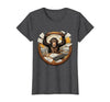 Mademark Monkey Office Chaos Funny Adult Humor Graphic T-Shirt - Women - size chart