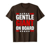 Mademark Gentle Giant On Board Elephant Design T-Shirt - Men - size chart
