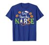 Halloween Nurse Shirts For Women Scrub Costumes One Spooky Nurse Ghost Stethoscope Halloween Costume Nursing T-Shirt - size