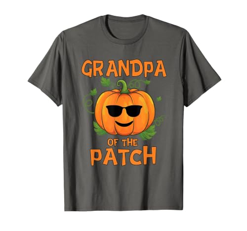 Pumpkin Patch by Blink Imprints Pumpkin Grandpa of the Patch T-Shirt Family Halloween Tee T-Shirt - size chart