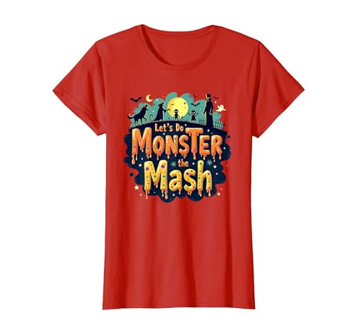 Mademark Halloween - Monsters & Creatures T-Shirt - size chart