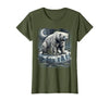 Mademark Polar Bear Lone Ice Floe Drifting Arctic Design T-Shirt - size chart