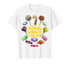 Funny Candy Lovers Gift Chocolate Candies Clothing Cool Candy for Boys Girls Kids Bar Lollipop Halloween Sweets T-Shirt -