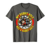 My Rabbit Hole Has a Conspiracy Humor Design T-Shirt — design detail