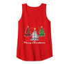 Christmas Trees Lights Buffalo Plaid Tee Gifts Trees Christmas Buffalo Red Plaid Men Women Christmas Tree Tank Top - size