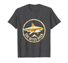 Mademark She Bites Back Fierce Shark Women Design T-Shirt - size chart
