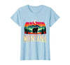 Grizzly Bear Mountain Forrest Nature Montana Grizzly Bear Mountain T-Shirt - size chart