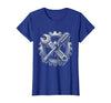 Mademark Grease Monkey Wrench and Screwdriver Crossed T-Shirt - Women - size chart