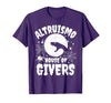 House of Givers Halloween Party Halloween Costume Altruismo House of Givers T-Shirt - size chart